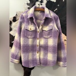 Lavender Haze Shacket Coat